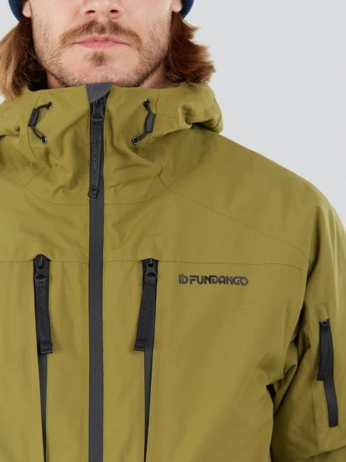 Fundango Baily ECO Allmountain Jacket férfi síkabát zöld színben 8