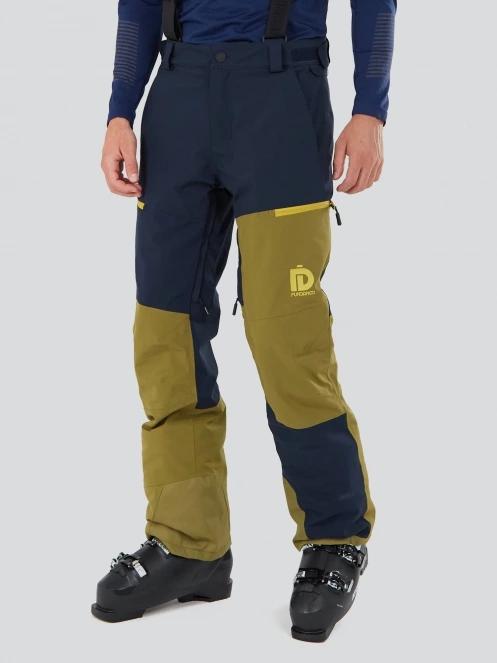 Fundango Teak Colourblock Pants férfi sínadrág zöld színben 2