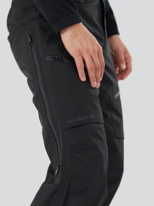 Fundango Artane 3L Shell Pants férfi héjnadrág fekete színben 6