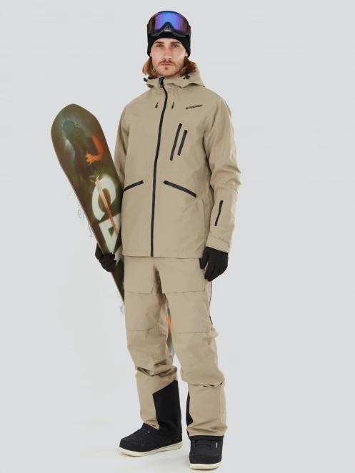Fundango Benton 3L Bib Pants férfi sínadrág homok színben 4