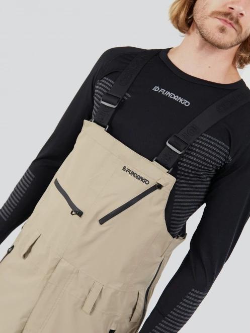 Fundango Benton 3L Bib Pants férfi sínadrág homok színben 6