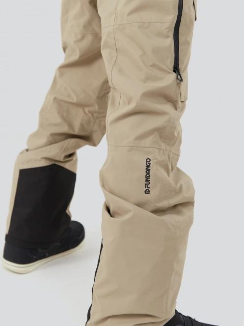 Fundango Benton 3L Bib Pants férfi sínadrág homok színben 9
