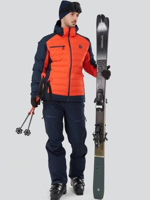 Fundango Mugo Fullzip Pants férfi sínadrág sötétkék színben 5