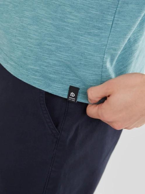 Fundango Jaggy Structured T-Shirt férfi rövid ujjú póló világoskék színben 6