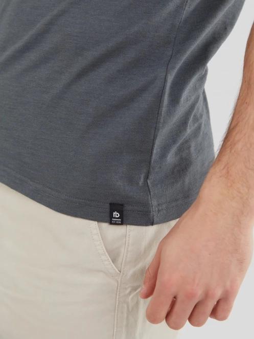 Fundango Jaggy Structured T-Shirt férfi rövid ujjú póló szürke színben 6