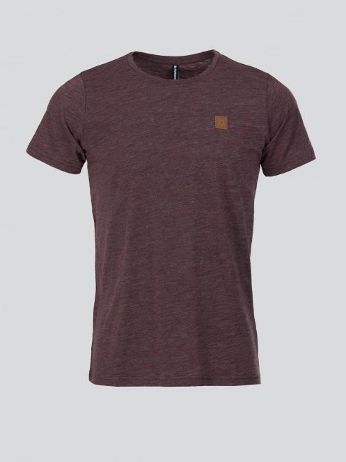 Fundango Jaggy Structured T-shirt férfi rövid ujjú póló piros színben 7