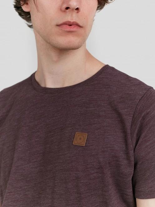Fundango Jaggy Structured T-shirt férfi rövid ujjú póló piros színben 6