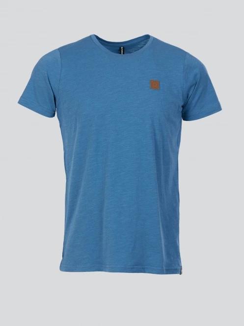 Fundango Jaggy Structured T-shirt férfi rövid ujjú póló kék színben 7