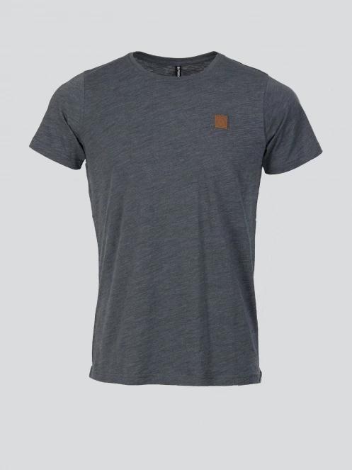 Fundango Jaggy Structured T-shirt férfi rövid ujjú póló szürke színben 8