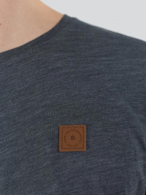 Fundango Jaggy Structured T-shirt férfi rövid ujjú póló szürke színben 6