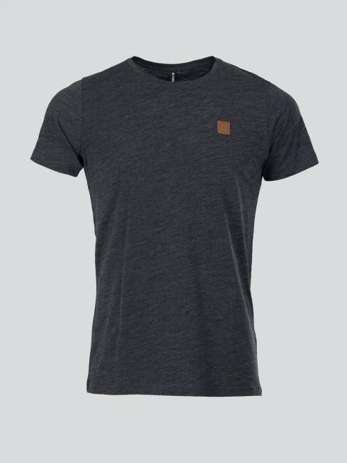 Fundango Jaggy Structured T-shirt férfi rövid ujjú póló fekete színben 8