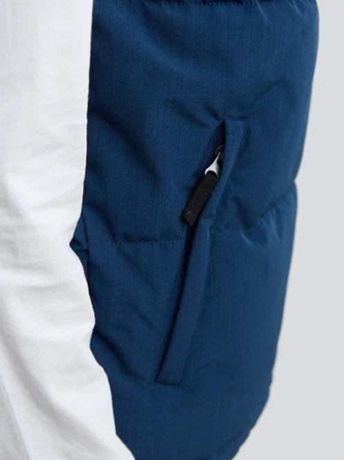 Fundango Karl Padded Vest férfi mellény kék színben 6