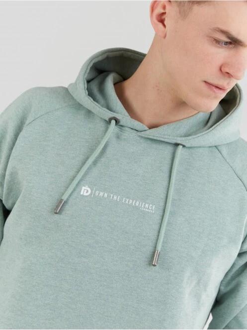 Fundango Talis Hooded Sweatshirt férfi kapucnis pulóver zöld színben 6
