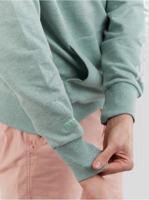 Fundango Talis Hooded Sweatshirt férfi kapucnis pulóver zöld színben 7