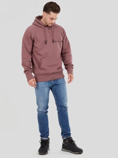 Fundango Talis Hooded Sweatshirt férfi pulóver lila színben 4