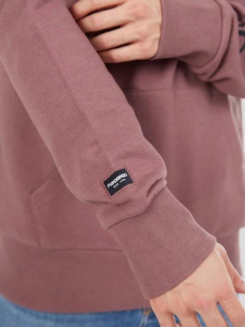 Fundango Talis Hooded Sweatshirt férfi pulóver lila színben 7