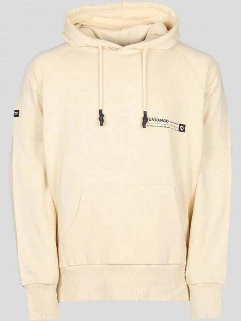 Fundango Talis Hooded Sweatshirt férfi pulóver homok színben 9