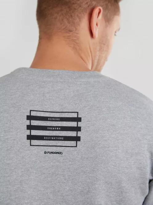 Fundango Warren Sweatshirt férfi pulóver szürke színben 6