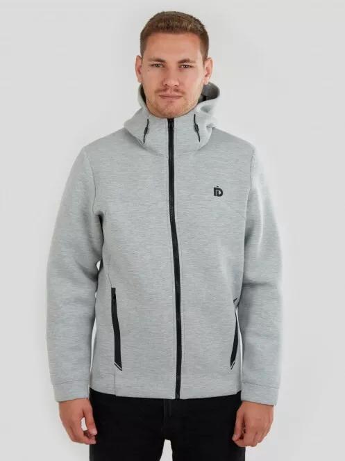 Fundango Hamal Tech Hoodie férfi kapucnis pulóver szürke színben 2