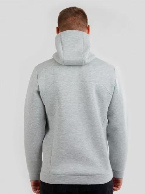 Fundango Hamal Tech Hoodie férfi kapucnis pulóver szürke színben 3