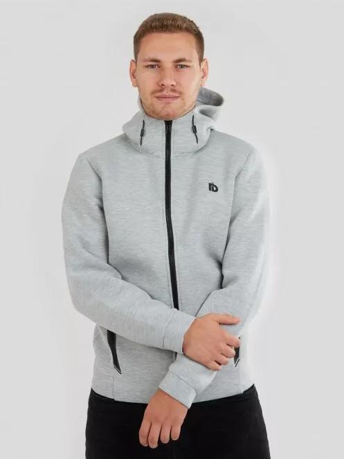 Fundango Hamal Tech Hoodie férfi kapucnis pulóver szürke színben 4