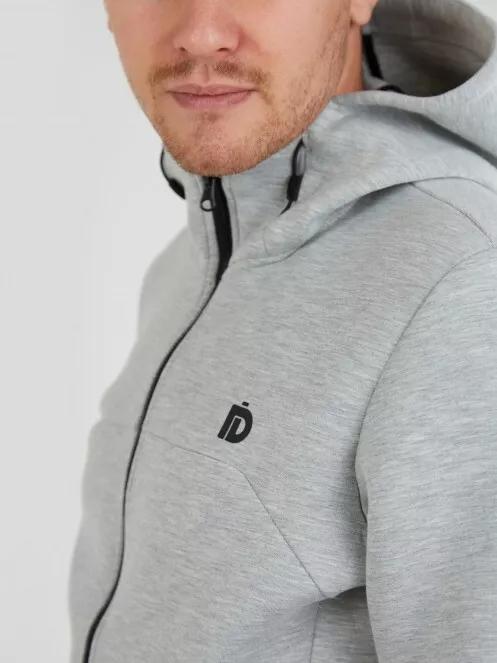 Fundango Hamal Tech Hoodie férfi kapucnis pulóver szürke színben 5