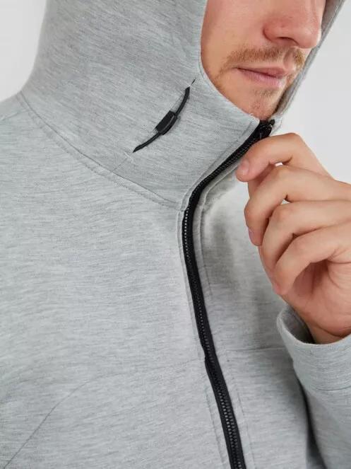 Fundango Hamal Tech Hoodie férfi kapucnis pulóver szürke színben 6