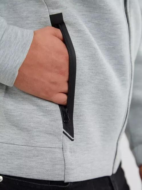 Fundango Hamal Tech Hoodie férfi kapucnis pulóver szürke színben 7
