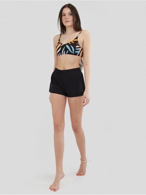 Fundango Elderberry Boardshort női beach short fekete színben 4