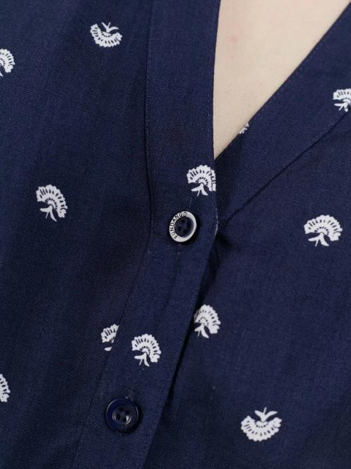 Fundango Mona Dress női ruha sötétkék színben 7