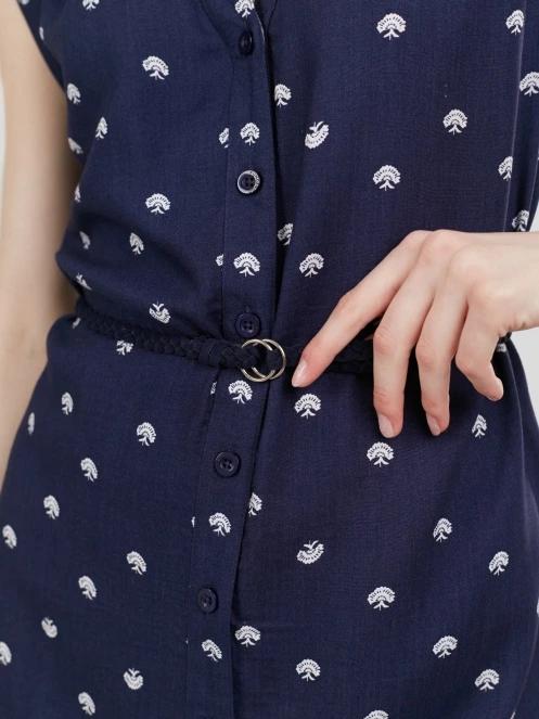 Fundango Mona Dress női ruha sötétkék színben 8