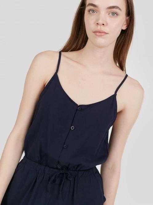 Fundango Alisha Jumpsuit női overál sötétkék színben 6