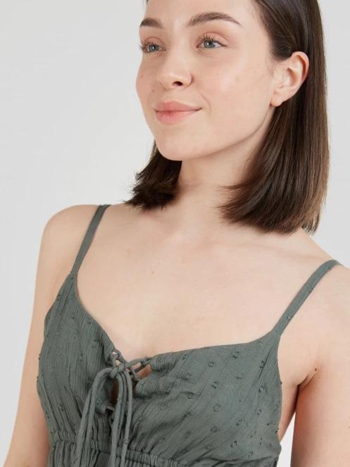 Fundango Sarah Mono Dress női ruha oliva színben 5