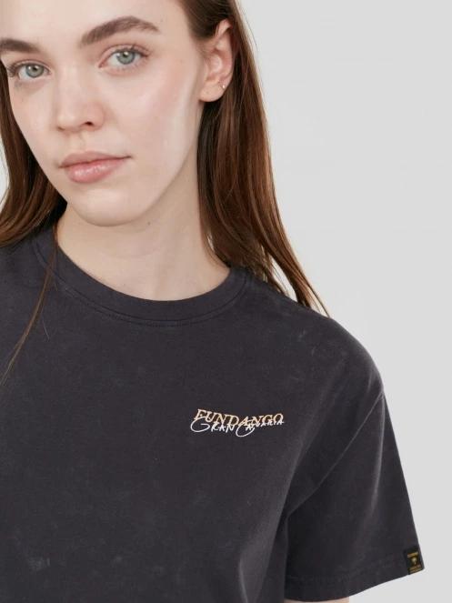 Fundango Swell Tee Dress női pólóruha fekete színben 6