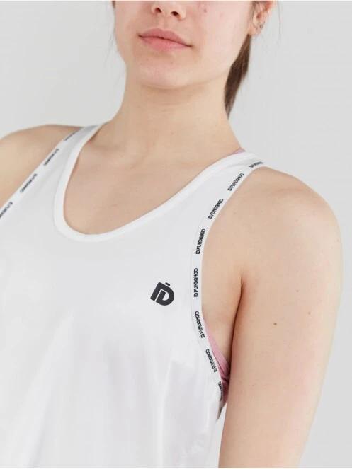 Fundango Kaguya Top női ujjatlan sport póló fehér színben 5