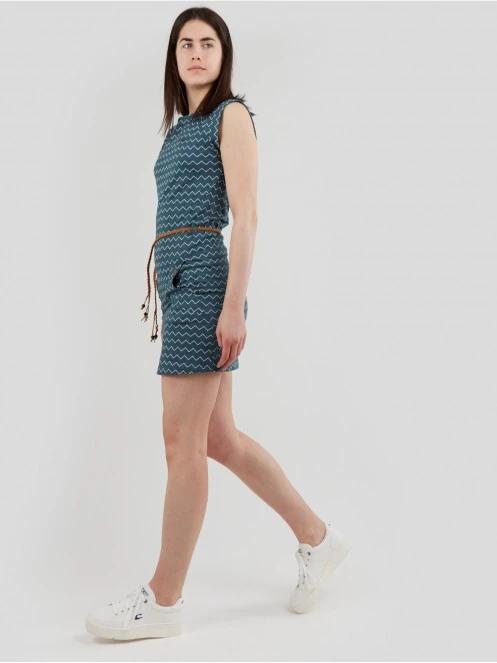 Fundango Sagitta Dress női ruha zöld színben 4