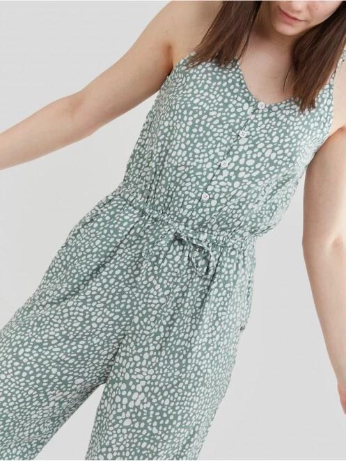 Fundango Alisha Jumpsuit női ruha zöld színben 4