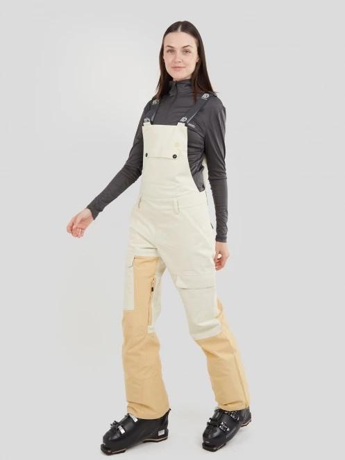 Fundango Sakura Bib Pants női sínadrág sárga színben 4