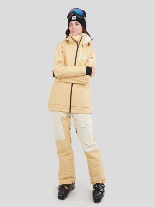 Fundango Sakura Bib Pants női sínadrág sárga színben 5