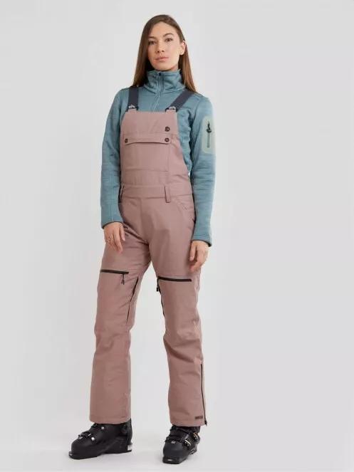 Fundango Sakura Bib Pants női sínadrág rózsaszín színben 2