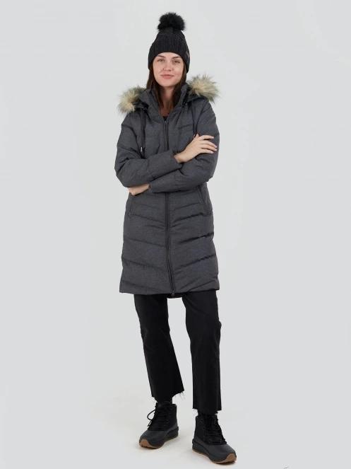 Fundango Puppis Padded Jacket női télikabát szürke színben 4