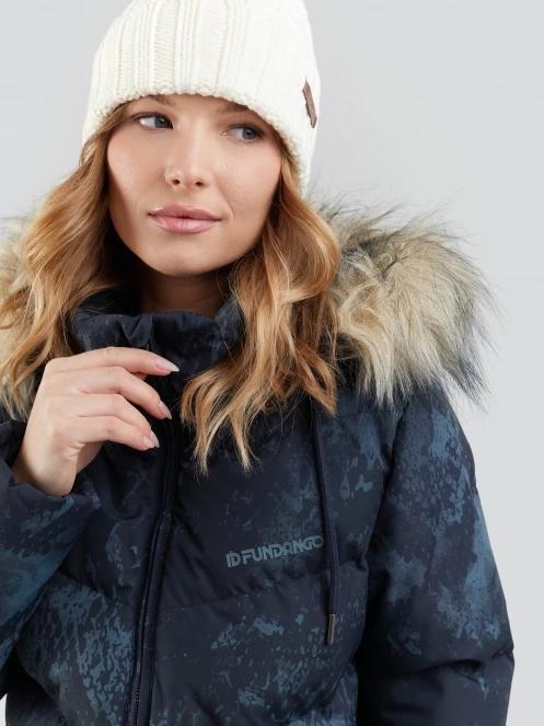 Fundango Puppis Padded Jacket női télikabát sötétkék színben 5