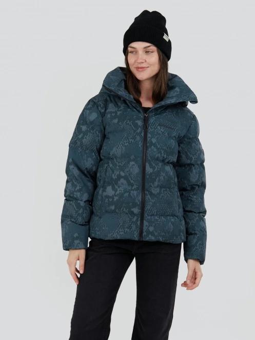 Fundango Amber Padded Jacket női steppelt átmeneti kabát zöld színben 2