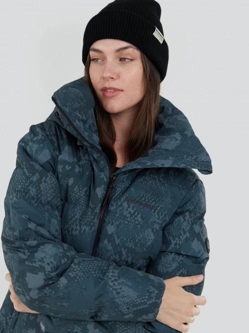 Fundango Amber Padded Jacket női steppelt átmeneti kabát zöld színben 5
