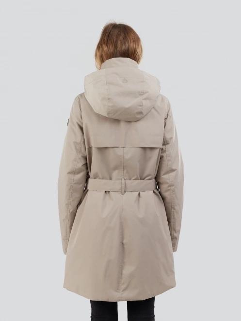Fundango Charlotte Trenchcoat női esőkabát homok színben 3