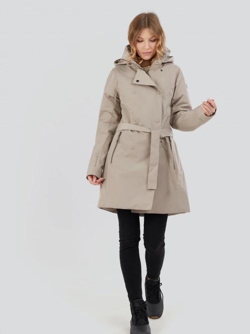 Fundango Charlotte Trenchcoat női esőkabát homok színben 4