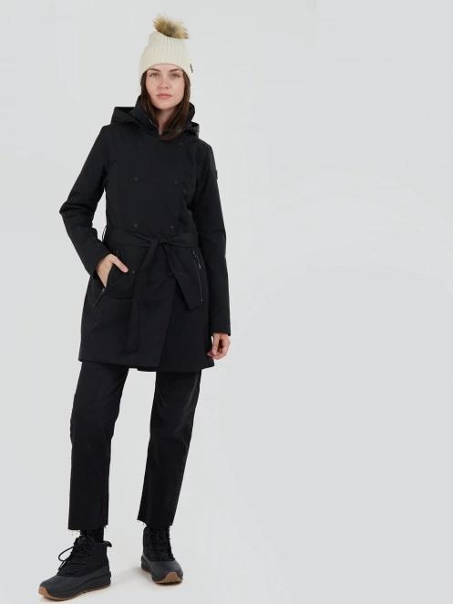 Fundango Charlotte Trenchcoat női esőkabát fekete színben 4