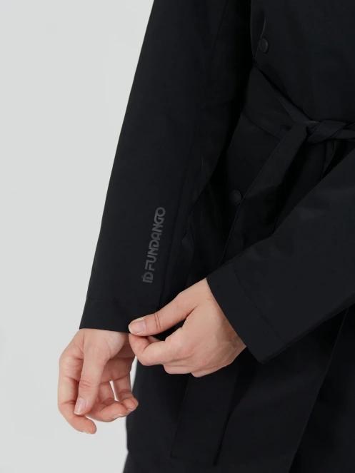 Fundango Charlotte Trenchcoat női esőkabát fekete színben 5