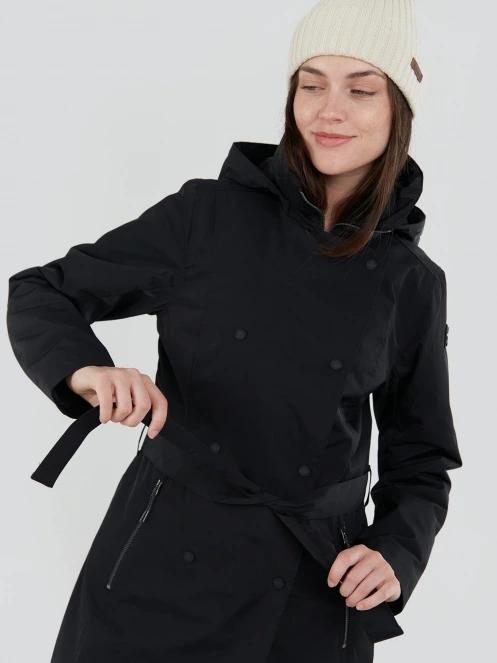 Fundango Charlotte Trenchcoat női esőkabát fekete színben 6
