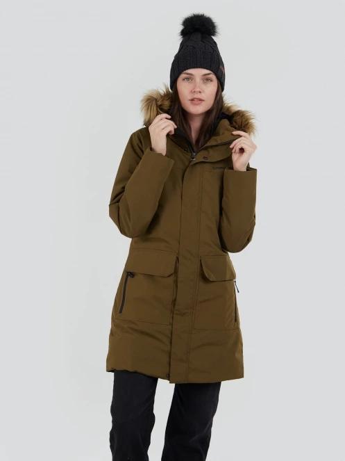 Fundango Georgina Parka Jacket női télikabát oliva színben 2